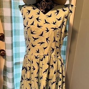swallow vintage style dress